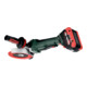 Metabo Akku-Flachkopf-Winkelschleifer WVBF 18 LTX BL 15-125 Quick (601308840), metaBOX 165 L