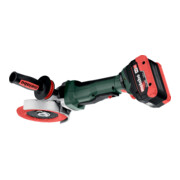 Metabo Akku-Flachkopf-Winkelschleifer WVBF 18 LTX BL 15-125 Quick (601308840), metaBOX 165 L-4