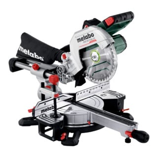 Metabo Akku-Kappsäge KGS 18 LTX BL 216 (614216650) mit Zugfunktion 18V 2x5.2Ah Li-Power + ASC 55