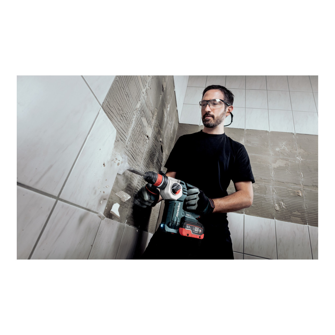 Metabo Akku-Kombihammer KHA 18 LTX BL 24 Quick mit Metabo-Quick-Wechselfutter; metaBOX 165 L