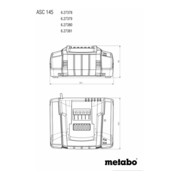 METABO Akku-Ladegerät, Typ: ASC145-3