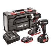 Metabo Akku-Maschinen Combo Set 2.2.7 18 V BL SE, Akku-Schlagbohrschrauber SB 18 LT BL SE, Akku-Schlagschrauber SSW 18 LTX 400 BL SE-1