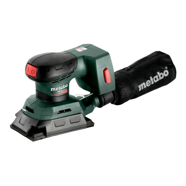 Metabo Akku-Multischleifer SM 18 LTX BL (602089840) mit zwei Schleiftellern, metaBOX 215