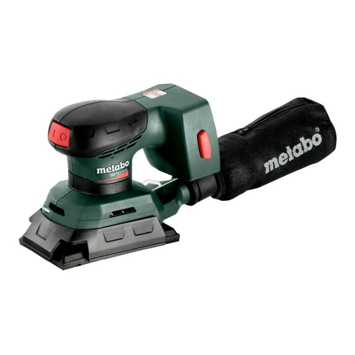 Metabo Akku-Multischleifer SM 18 LTX BL (602089840) mit zwei Schleiftellern, metaBOX 215