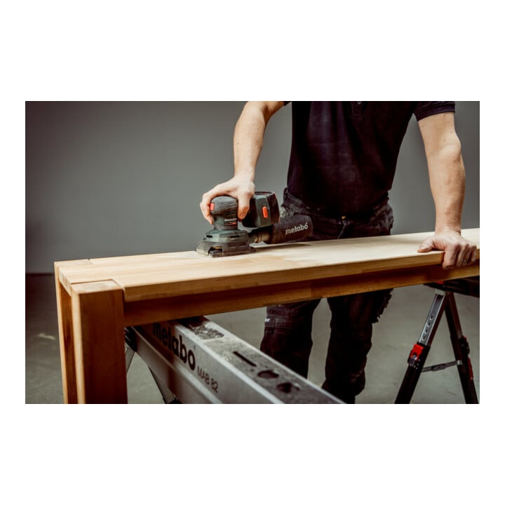 Metabo Akku-Multischleifer SM 18 LTX BL (602089850) mit zwei Schleiftellern, Karton