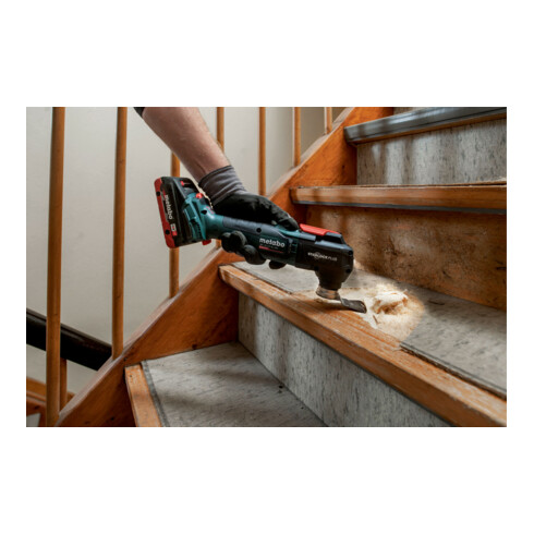 Metabo Akku-Multitool MT 18 LTX BL QSL metaBOX 145 L; 18V 2x4Ah LiHD + ASC 55