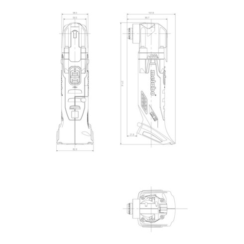 Metabo Akku-Multitool MT 18 LTX Karton