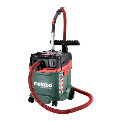 Metabo Akku-Nass-/Trockensauger AS 36-18 H 30 PC-CC (602075850) mit manueller Filterabreinigung und CordlessControl