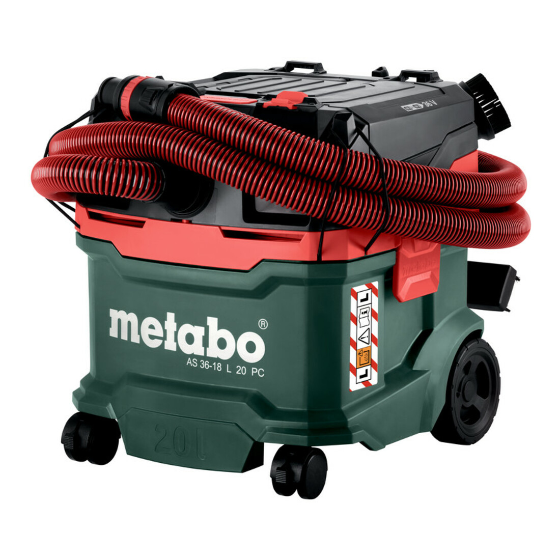 Metabo Akku-Nass-/Trockensauger AS 36-18 L 20 PC (602071850) mit manueller Filterabreinigung