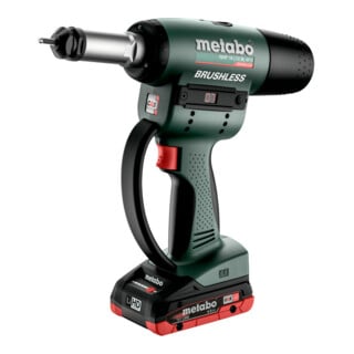 Metabo Akku-Nietmutternpistole NMP 18 LTX BL M10 metaBOX 145 M; 18V 2x4Ah LiHD + ASC 55