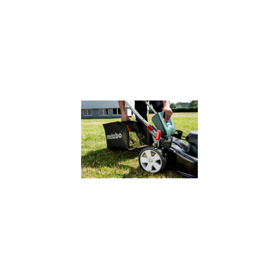 Metabo Akku-Rasenmäher RM 36-18 LTX BL 46 Karton; 18V 2x5.2Ah Li-Power + ASC 145 Duo