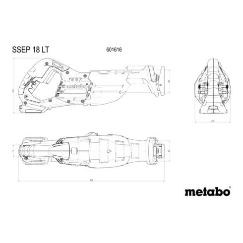 Metabo Akku-Säbelsäge SSEP 18 LT (601616850) Karton