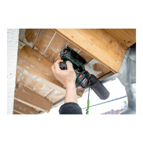 Metabo Akku-Sander PowerMaxx SRA 12 BL Set mit 80 x 133mm und 100 x 150mm Schleifplatte; metaBOX 215
