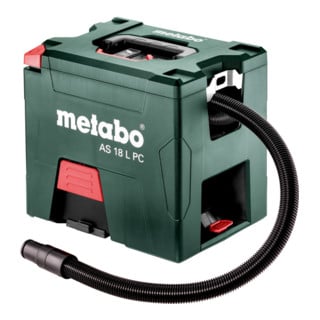 Metabo Akku-Sauger AS 18 L PC mit manueller Filterreinigung; Karton