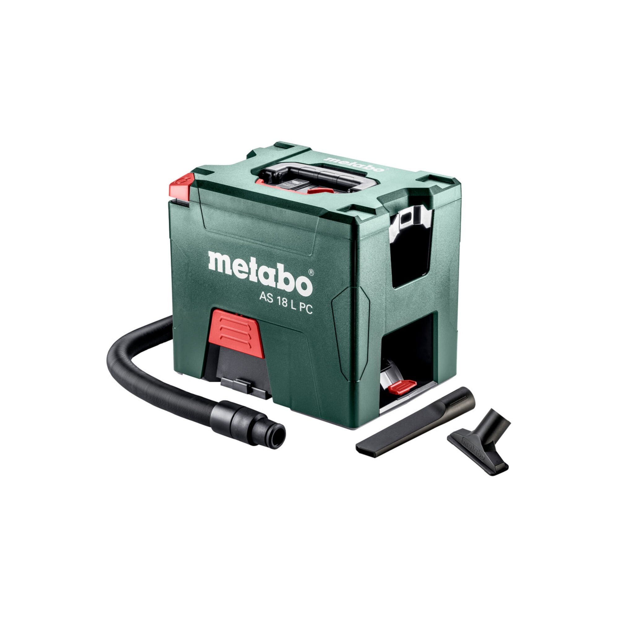 Metabo Akku-Sauger AS 18 L PC mit manueller Filterreinigung; Karton