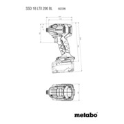 Metabo Akku-Schlagschrauber SSD 18 LTX 200 BL Karton-5