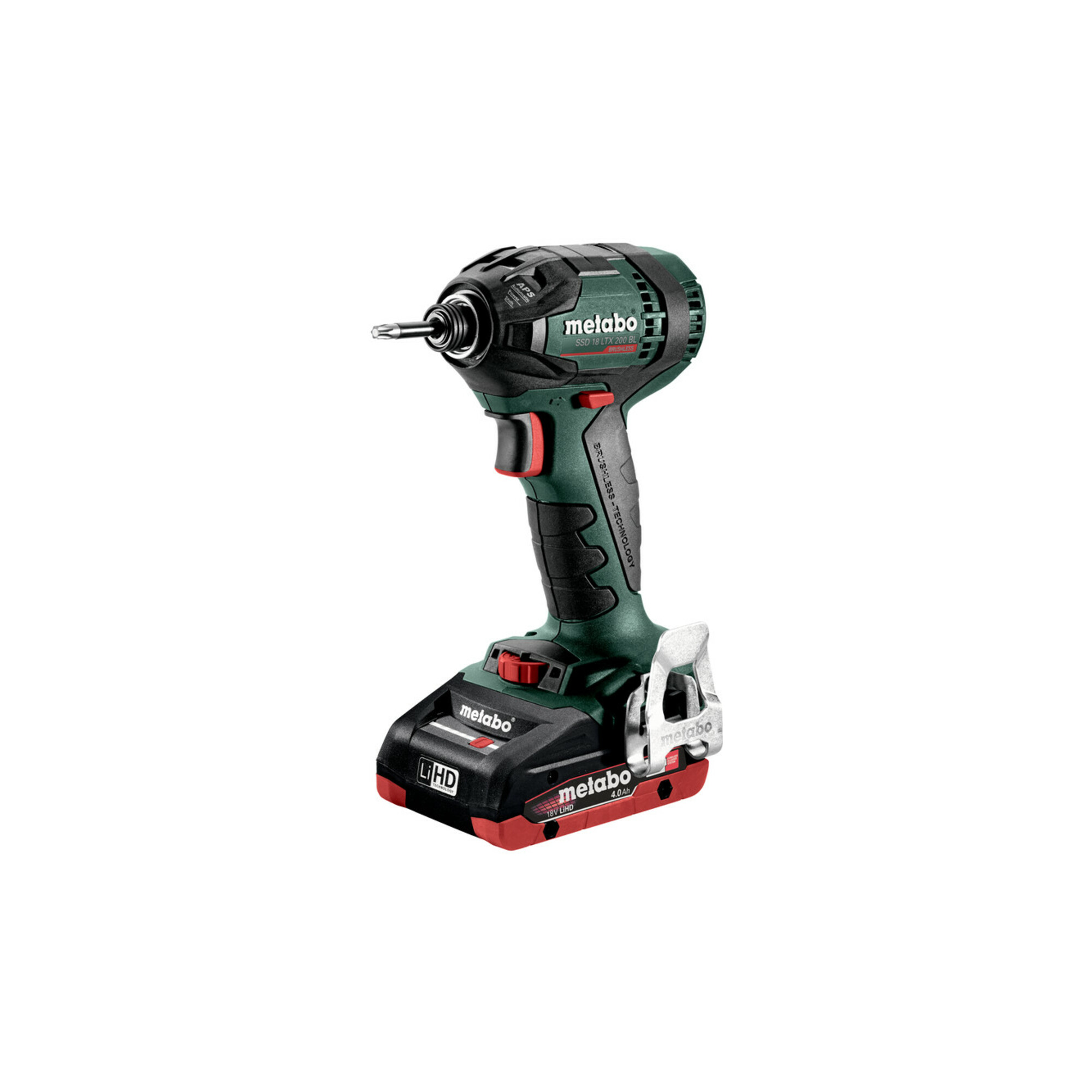 Metabo SSD 18 LTX 200 BL Akku-Schlagschrauber Set 18V metaBOX 145 L ASC 55 Ladegerät 2x4Ah LiHD Akkus 602396800
