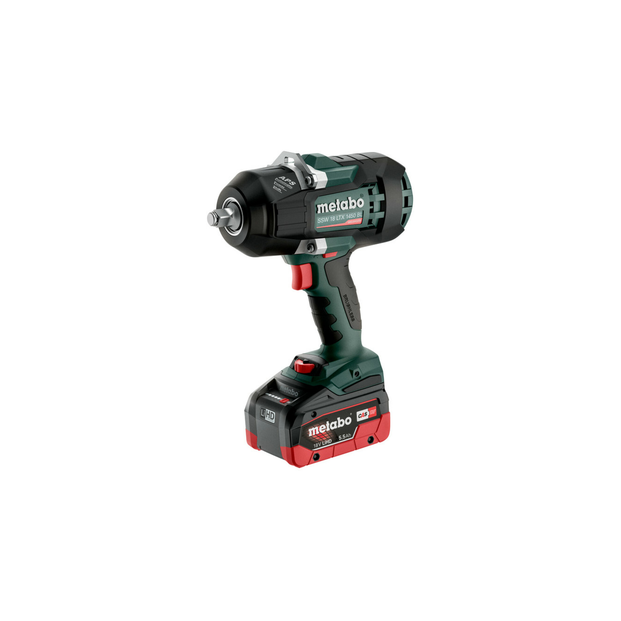 Metabo Akku-Schlagschrauber SSW 18 LTX 1450 BL metaBOX 145 L; 18V 2x5.5Ah LiHD + ASC 145
