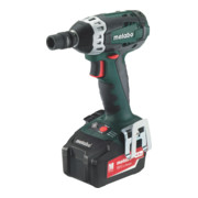 Metabo Akku-Schlagschrauber SSW 18 LTX 200 Kunststoffkoffer + 2x18V/4Ah Li-Ion + ASC 30-36 V-1