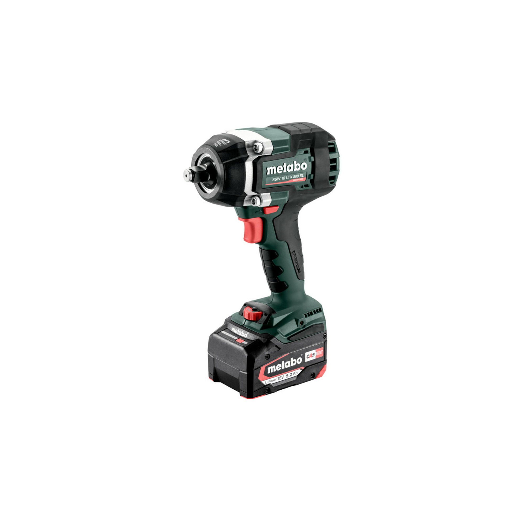 Metabo Akku-Schlagschrauber SSW 18 LTX 800 BL metaBOX 145 L; 18V 2x5.2Ah Li-Power + ASC 55