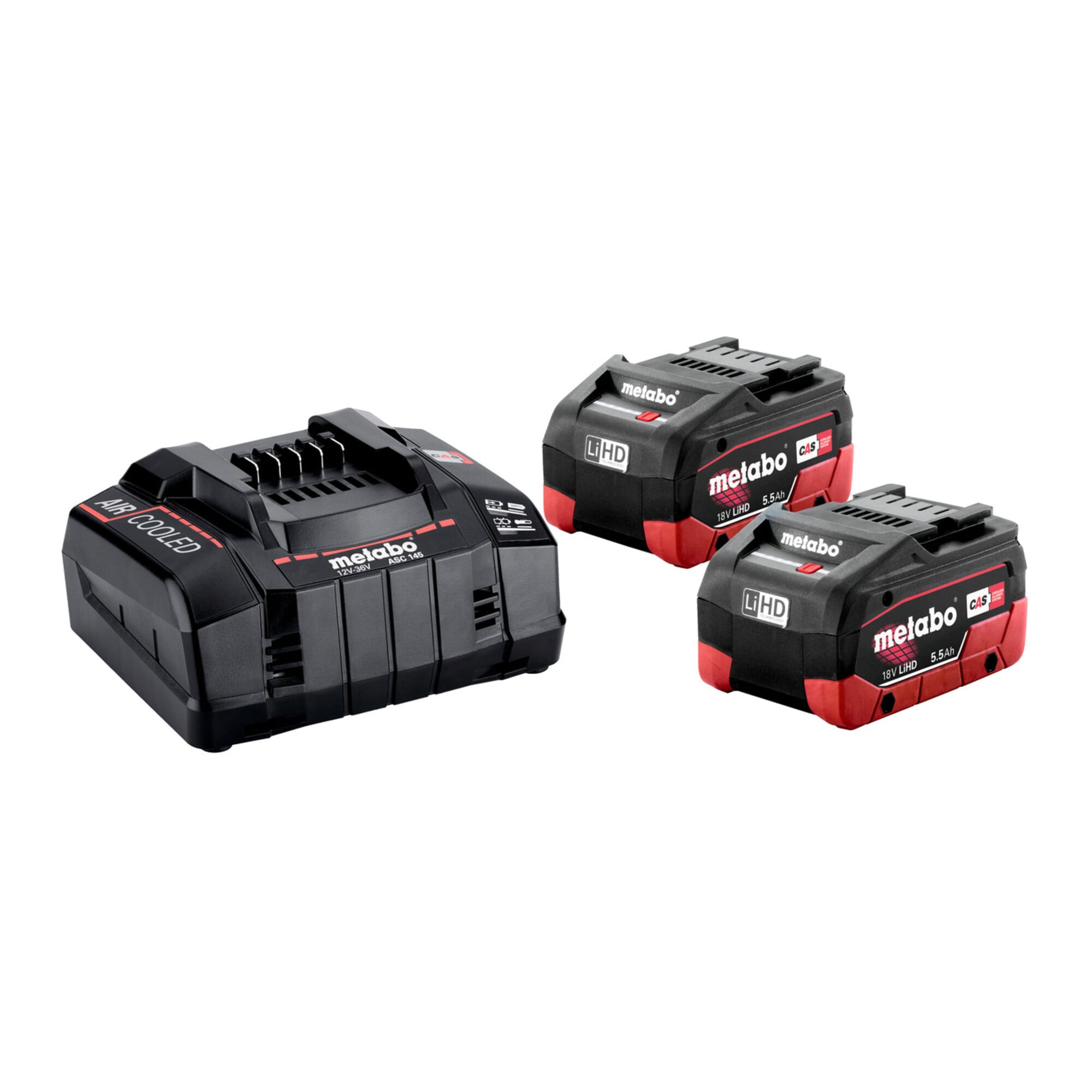 METABO Akku-Starter-Set LiHD, Akkukapazität: 5,5Ah