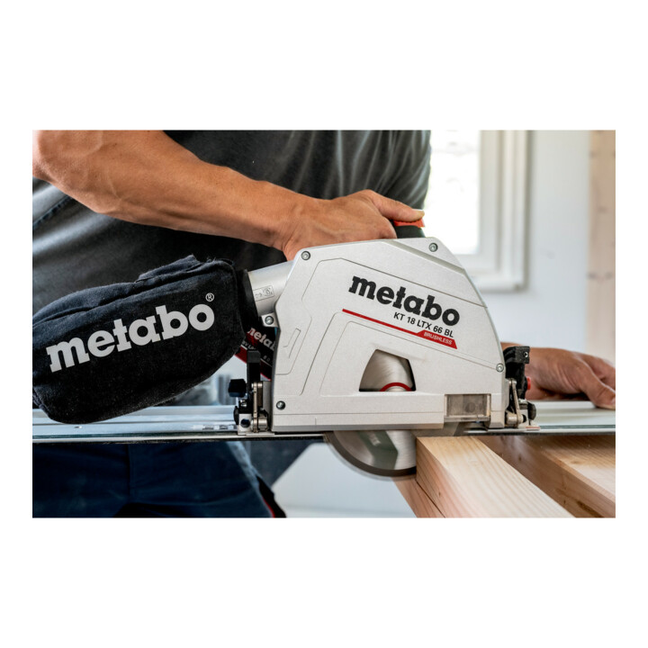 Metabo Akku-Tauchkreissäge KT 18 LTX 66 BL Set mit Führungsschiene FS 160; metaBOX 340