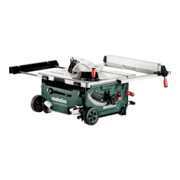 Metabo Akku-Tischkreissäge TS 36-18 LTX BL 254 mit Untergestell und Trolleyfunktion; Karton; 18V 4x8Ah LiHD + ASC 145 Duo-4