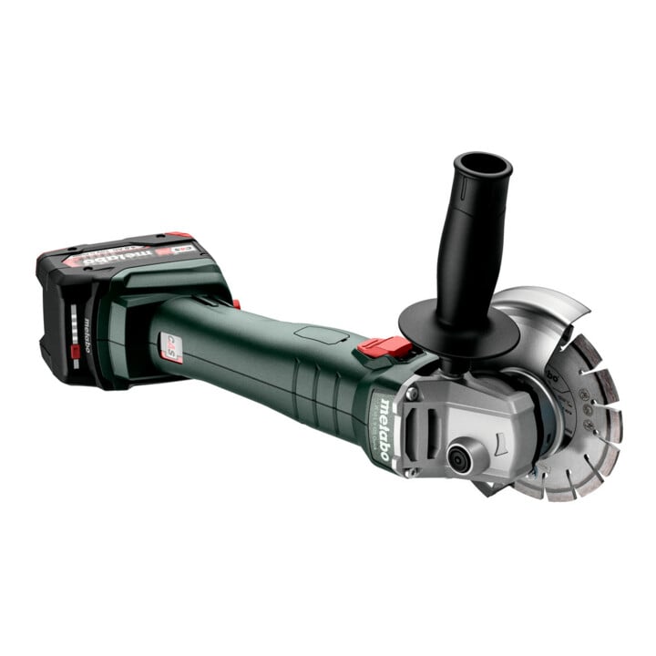 Metabo Akku-Winkelschleifer W 18 L 9-125 Quick mit Schnellspannmutter; Karton