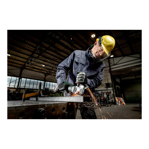 Metabo Akku-Winkelschleifer WB 18 LT BL 11-125 Quick metaBOX 165 L; 18V 2x5.5Ah LiHD + ASC 145