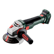 Metabo Akku-Winkelschleifer WB 18 LTX BL 15-125 Quick mit Bremse, Schnellspannmutter, drehbarem Akkupack ; Karton