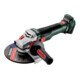 Metabo Akku-Winkelschleifer WB 18 LTX BL 15-180 Quick mit Bremse, Schnellspannmutter, drehbarem Akkupack; metaBOX 165 L-1