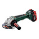 Metabo Akku-Winkelschleifer WPB 18 LTX BL 125 Quick; 18V 2x5.5Ah LiHD + ASC 145 im Kunststoffkoffer