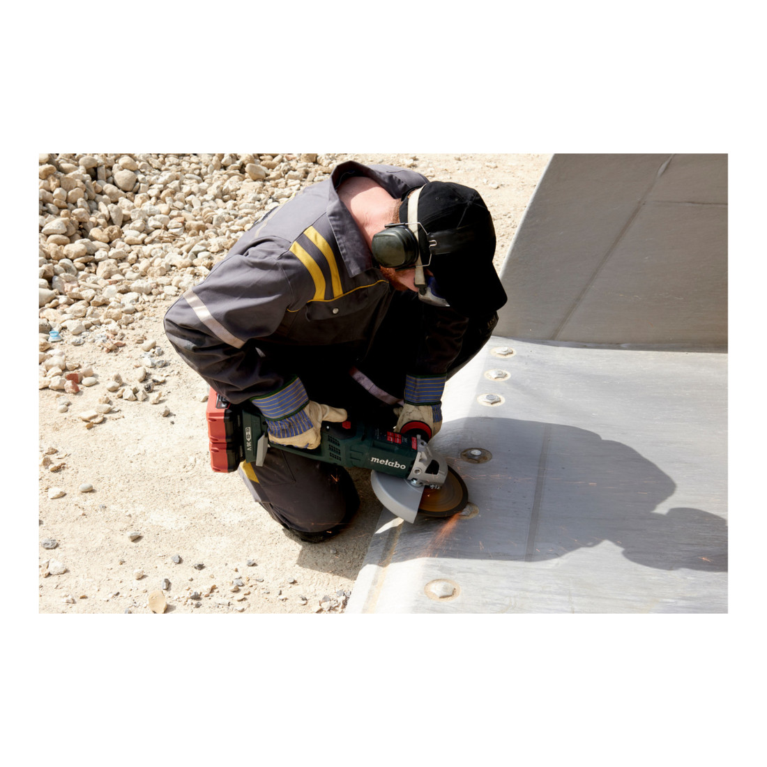 Metabo Akku-Winkelschleifer WPB 36-18 LTX BL 230 Kunststoffkoffer