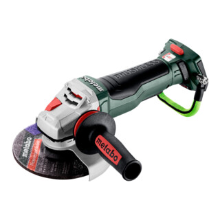 Metabo Akku-Winkelschleifer WPBA 18 LTX BL 15-150 Quick DS mit Bremse, Schnellspannmutter, drehbarem Akkupack, Totmannschalter; metaBOX 165 L