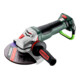 Metabo Akku-Winkelschleifer WPBA 18 LTX BL 15-180 Quick DS mit Bremse, Schnellspannmutter, drehbarem Akkupack, Totmannschalter; metaBOX 165 L-1