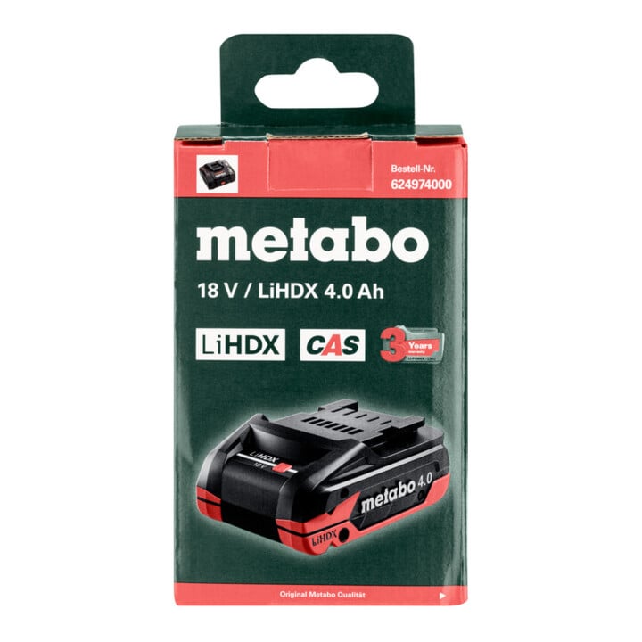 Metabo Akkupack LiHDX 18 V - 4,0 Ah (624974000)