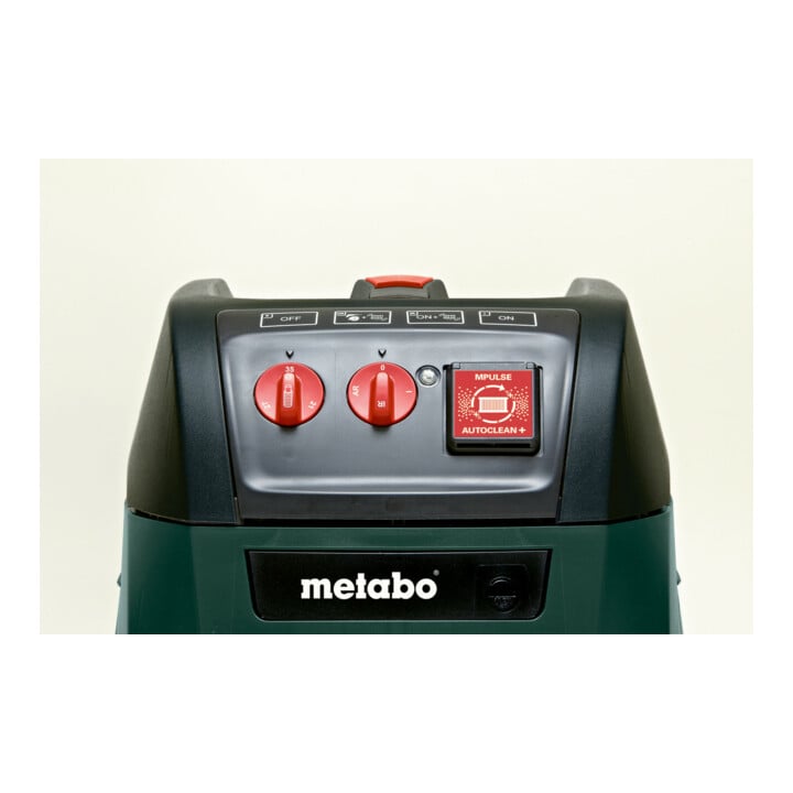 Metabo Allessauger ASR 35 M ACP mit elektromagnetischer Abrüttlung und Einschaltautomatik mit Druckdifferenzmessung; Karton