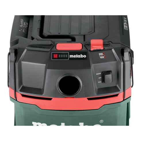 Metabo Aspirateur sans fil eau et poussière AS 36-18 L 20 PC (602071850) avec nettoyage manuel du filtre