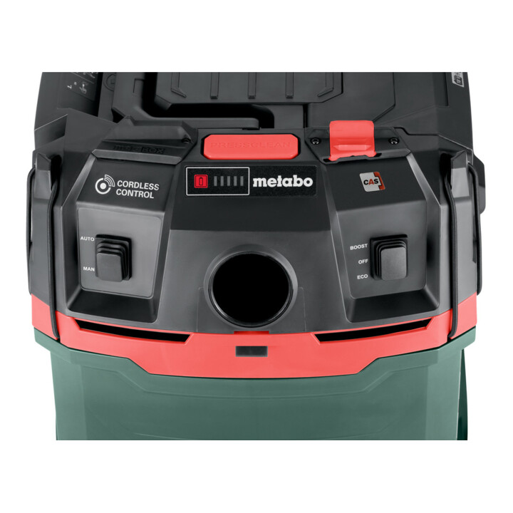 Metabo Aspirateur sans fil eau et poussière AS 36-18 L 30 PC-CC (602073850) avec nettoyage manuel du filtre et CordlessControl