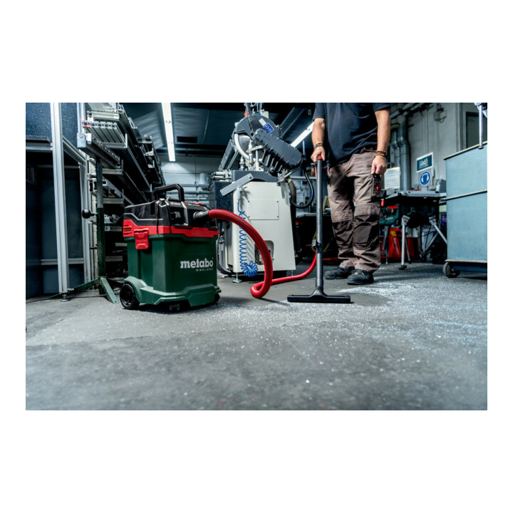 Metabo Aspirateur sans fil eau et poussière AS 36-18 L 30 PC-CC (602073850) avec nettoyage manuel du filtre et CordlessControl