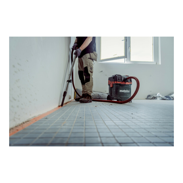 Metabo Aspirateur sans fil eau et poussière AS 36-18 M 30 PC-CC (602074850) avec nettoyage manuel du filtre et CordlessControl