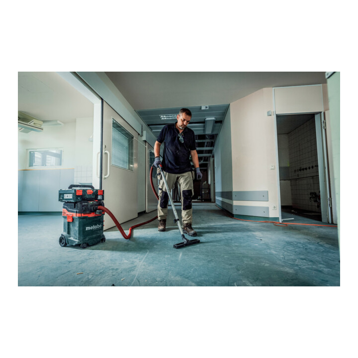 Metabo Aspirateur sans fil eau et poussière AS 36-18 M 30 PC-CC (602074850) avec nettoyage manuel du filtre et CordlessControl