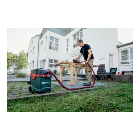 Metabo Aspirateur sans fil eau et poussière AS 36-18 M 30 PC-CC (602074850) avec nettoyage manuel du filtre et CordlessControl