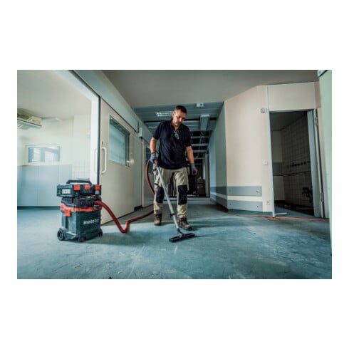 Metabo Aspirateur sans fil eau et poussière AS 36-18 M 30 PC-CC (602074850) avec nettoyage manuel du filtre et CordlessControl