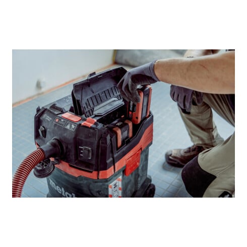 Metabo Aspirateur sans fil eau et poussière AS 36-18 M 30 PC-CC (602074850) avec nettoyage manuel du filtre et CordlessControl
