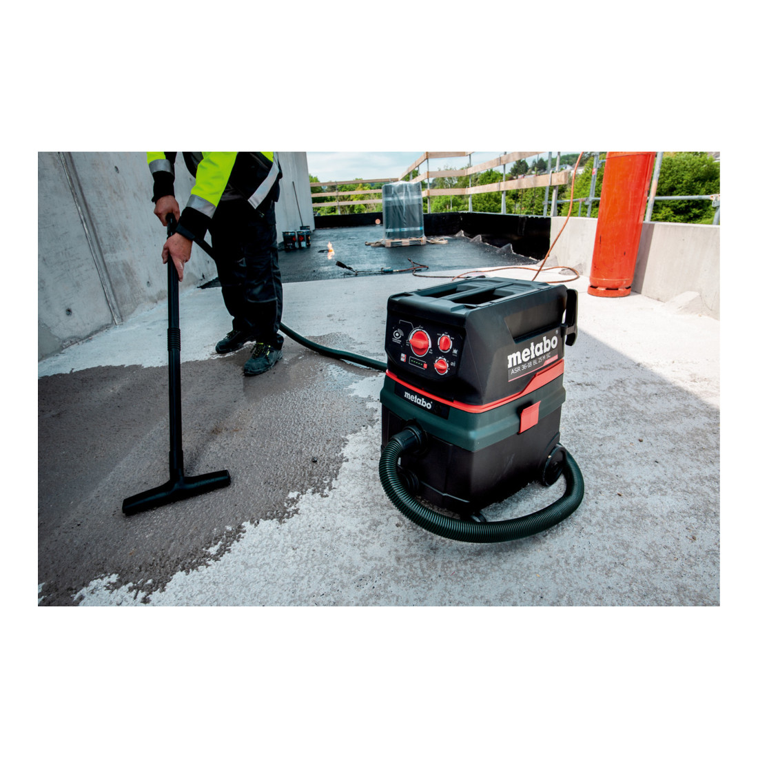 Metabo Aspiratore a batteria ASR 36-18 BL 25 M SC con agitatore elettromagnetico, cartone