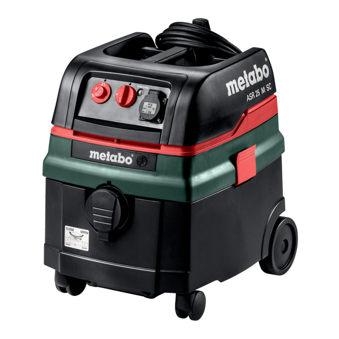 Metabo Aspiratore multiuso ASR 25 M SC con agitatore elettromagnetico, cartone