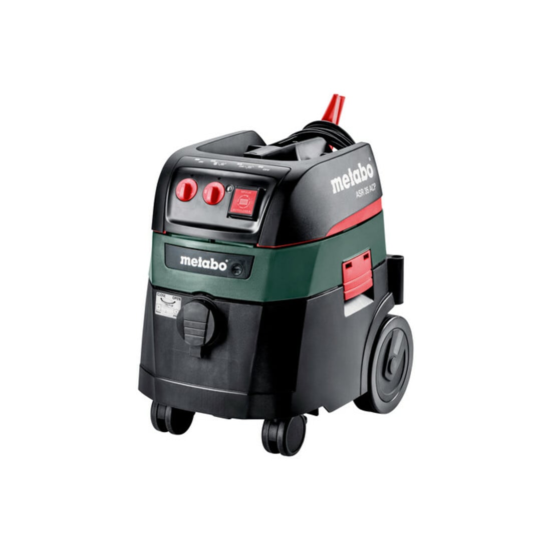 Metabo Aspiratore multiuso ASR 35 H ACP con agitatore elettromagnetico e misurazione della differenza di pressione, scatola di cartone