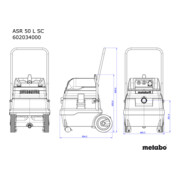 Metabo Aspiratore multiuso ASR 50 L SC con agitatore elettromagnetico, cartone-5