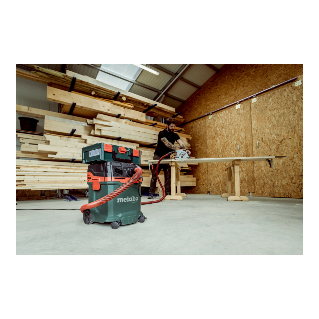 Metabo Aspiratore universale ASA 30 M PC (602087000) con pulizia manuale del filtro; Scatola di cartone